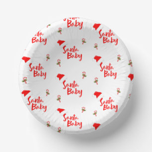 Santa Baby Winter Baby shower Papieren Kommen