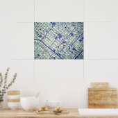 Santa Barbara, CA Map Poster (Keuken)