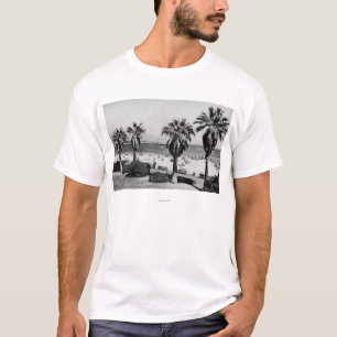 Santa Barbara, CA West Beach Uitzicht Foto T-shirt