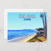 Santa Barbara California Butterfly Beach Montecito Briefkaart (Voorkant / Achterkant)