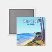 Santa Barbara California Butterfly Beach Montecito Magneet (Voorkant / Achterkant)