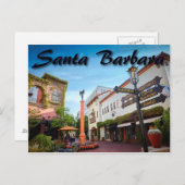 Santa Barbara California Post Card Briefkaart (Voorkant / Achterkant)