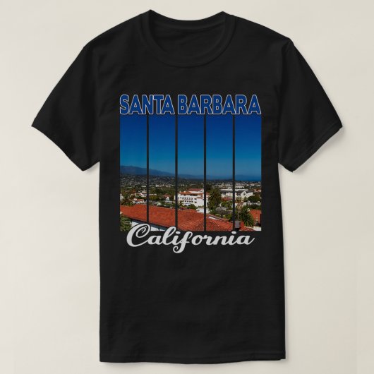 Santa Barbara California T-shirt (Design voorkant)
