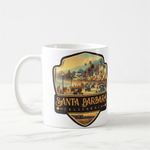 Santa Barbara, Californië Antiek Koffiemok