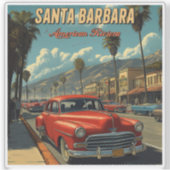  Santa Barbara, Californië Sticker (Voorkant)
