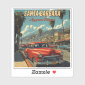  Santa Barbara, Californië Sticker (Vel)