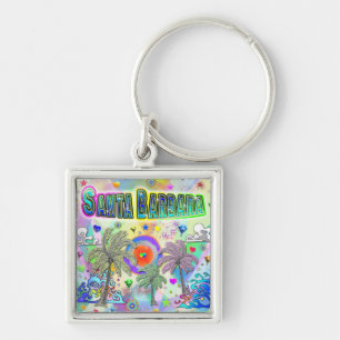 Santa Barbara Deep Dream Sleutelhanger
