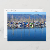 Santa Barbara Harbour Briefkaart (Voorkant / Achterkant)