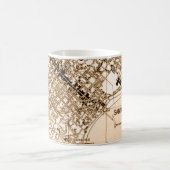 Santa Barbara kaart verticale mok (Center)