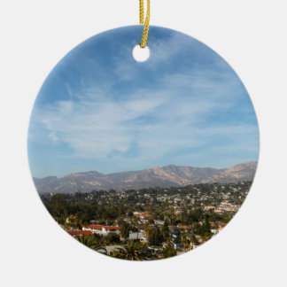 Santa Barbara Keramisch Ornament
