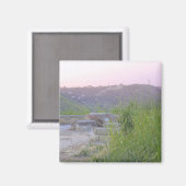 Santa Barbara Mesa Uitzicht Magneet (Voorkant / Achterkant)