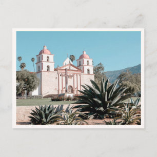Santa Barbara Missie Californië Retro Briefkaart