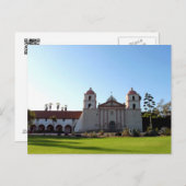 Santa Barbara Mission Briefkaart (Voorkant / Achterkant)