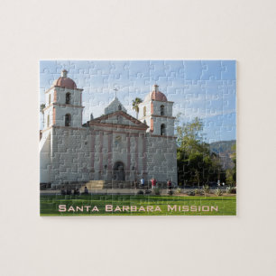 Santa Barbara Mission, Californië Legpuzzel