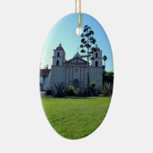 Santa Barbara Mission Keramisch Ornament (Rechts)