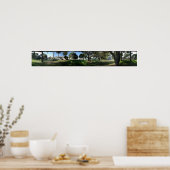 Santa Barbara Panorama- Pershing Park Poster (Keuken)