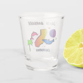 Santa Barbara Shot Glass Glas (Achterkant)