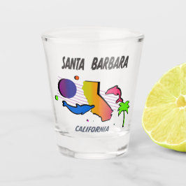 Santa Barbara Shot Glass Glas