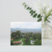Santa Barbara Uitzicht vanaf SBCC Briefkaart (Staand voorkant)