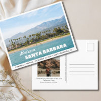 Santa Barbara Wedding Save the Date Briefkaart