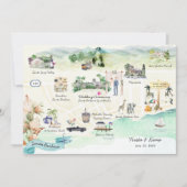 Santa Barbara | Wedding Weekend Routekaart Kaart (Voorkant)