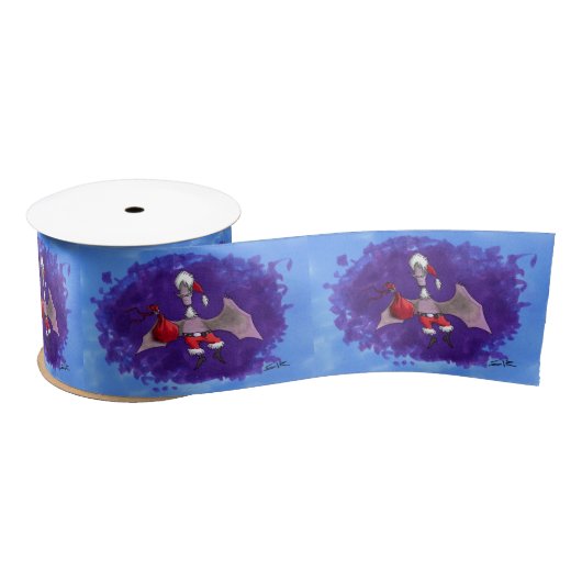 Santa Bat blauw lint spoel (Spoel)