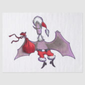 Santa Bat wit tissuepapier groot (Voorkant)