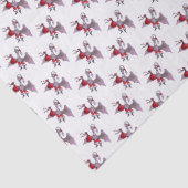 Santa Bat wit tissuepapier klein (Detail)