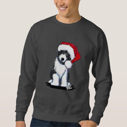 Santa Bearded Collie Apparel Trui (Voorkant)