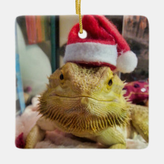 Santa Beardie Keramisch Ornament