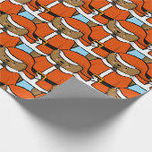 Santa Beer Cadeaupapier (Hoek)