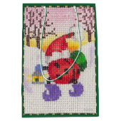 Santa Beetle geschenkzak Medium Cadeauzakje (Voorkant)