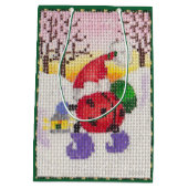 Santa Beetle geschenkzak Medium Cadeauzakje (Achterkant)