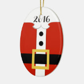 Santa Belly Belt Ornament (Links)