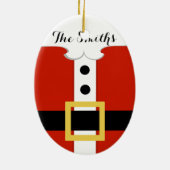 Santa Belly Belt Ornament (Achterkant)