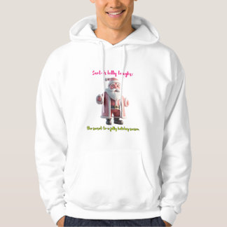 Santa Belly lacht Hoodie