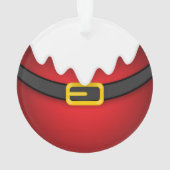 Santa Belly Ornament (achterkant)