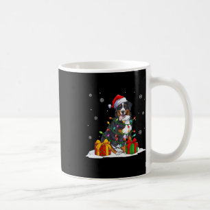 Santa bernese berg kerstboom lichten Kerstmis Koffiemok
