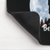 Santa Bigfoot Christmas Rock Roll Sasquatch Believ Muismat (Hoek)