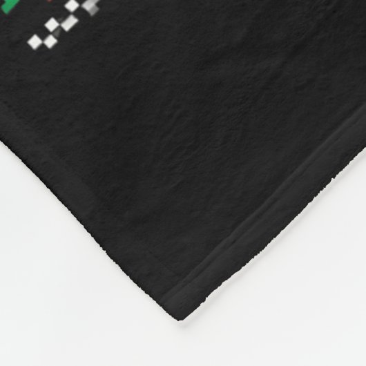 Santa Bigfoot Christmas Tree Funny Sasquatch 67 Fleece Deken (Hoek)