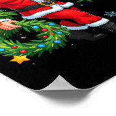 Santa Bigfoot Christmas Tree Sasquatch 67 Six Seve Poster (Hoek)