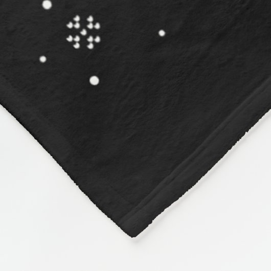 Santa Bigfoot Christmas Tree Xmas Lights Funny Sas Fleece Deken (Hoek)