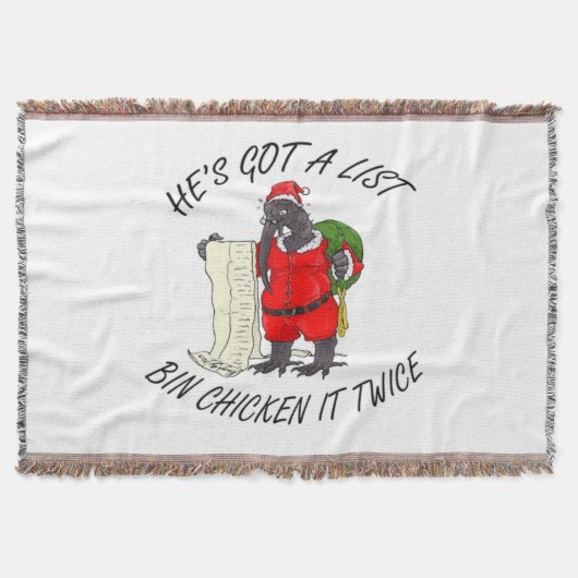 Santa Bin Kip Deken (Voorkant)