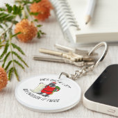 Santa Bin Kip Sleutelhanger (Voorkant Rechts)