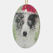 Santa Blues Ornament (Links)