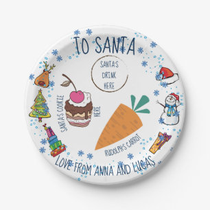 Santa Bord Christmas Doodle art design