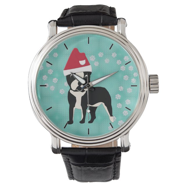 Santa Boston Horloge (Voorkant)