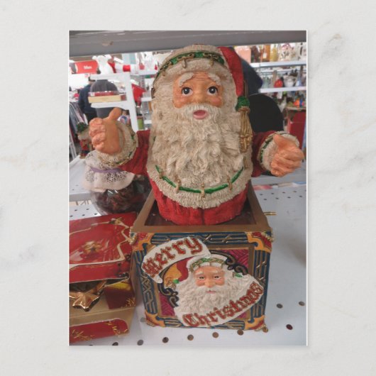 Santa Box Briefkaart (Voorkant)