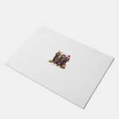 Santa Boykin Spaniel Dog Goraalriffer Christm Deurmat (Schuin)