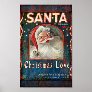 Santa brand  poster